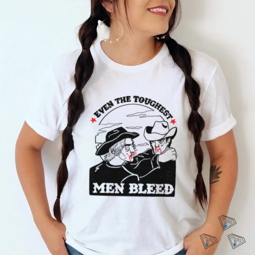 Oat Milk Lady Even The Toughest Men Bleed Shirt