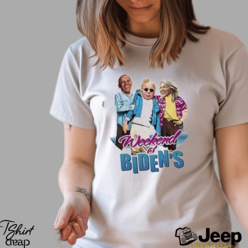 Obama Joe biden and Jill Biden weekend at Bidens shirt
