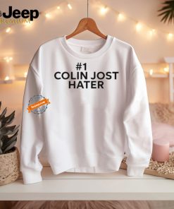 Official #1 colin jost hater T shirt