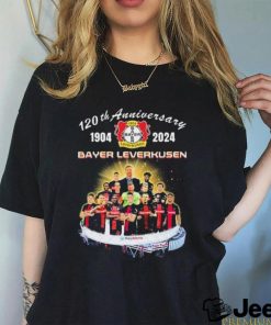 Official 120th Anniversary 1904 2024 Bayer Leverkusen Champions Shirt