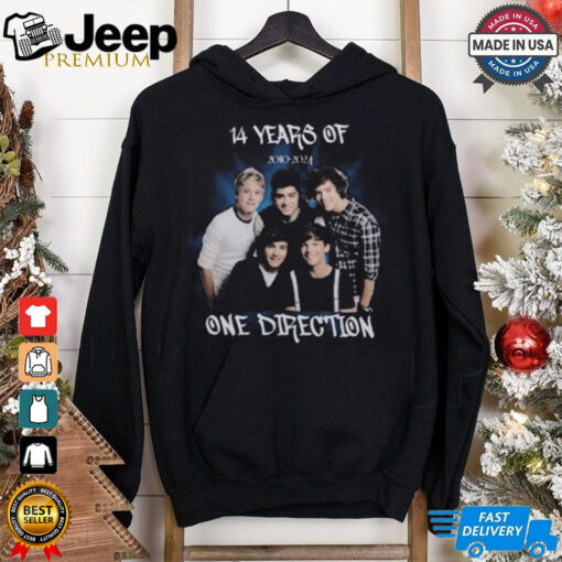 Official 14 Years Of One Direction 2010 2024 Shirt