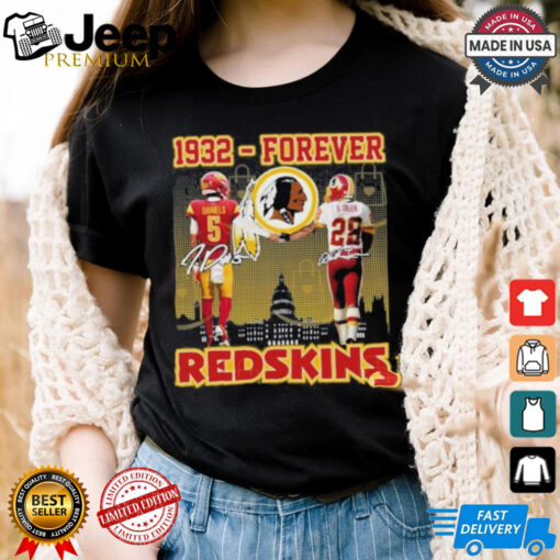 Official 1932 – Forever Redskins Washington Commanders Signature T Shirt