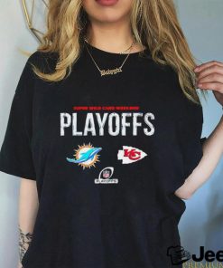 Official 2023 Super Wild Card Playoffs Miami Dolphins Vs Kansas City Chiefs shirt