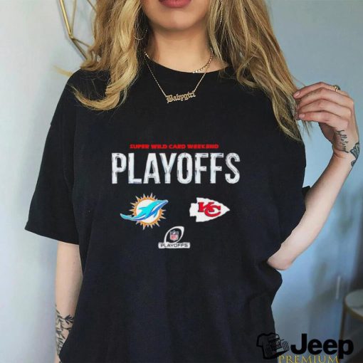 Official 2023 Super Wild Card Playoffs Miami Dolphins Vs Kansas City Chiefs shirt