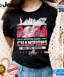 Official 2024 American League Champions New York Yankees T Shirt