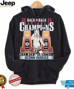 Official 2024 Back To Back Uconn Huskies NCAA Men’s Basketball National Champions Fan shirt