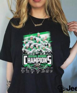 Official 2024 Central Division Champions Dallas Stars Team Signatures Shirt