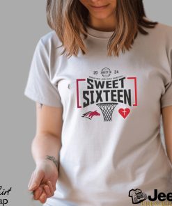 Official 2024 Mingua Beef Jerky Girls’ Sweet 16 Basketball State Tournament Shirt