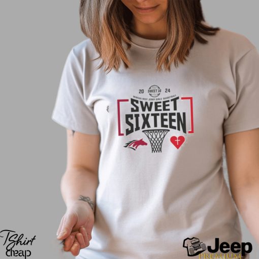 Official 2024 Mingua Beef Jerky Girls’ Sweet 16 Basketball State Tournament Shirt