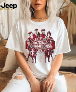 Official 2024 NCAA Softball National Champions Oklahoma Sooners Women’s Softball First Four Peat In NCAA Softball History T Shirt