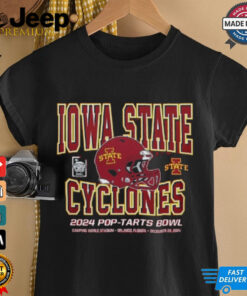 Official 2024 Pop Tarts Bowl Iowa State Cyclones Helmet Shirt
