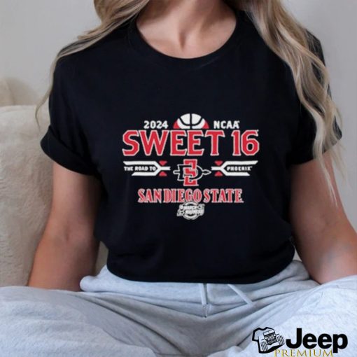 Official 2024 SDSU Men’s Basketball Sweet 16 Shirt