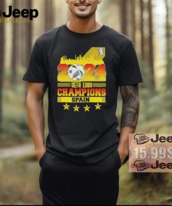 Official 2024 UEFA Euro Champions Spain Unisex T Shirt