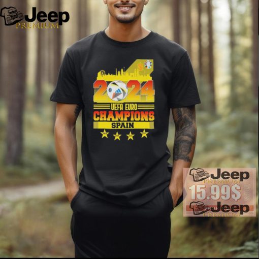 Official 2024 UEFA Euro Champions Spain Unisex T Shirt