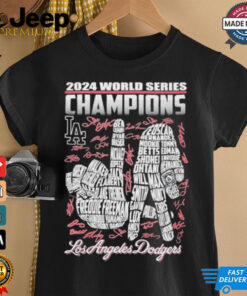 Official 2024 World Series Champions Signature Los Angeles Dodgers Unisex T Shirt