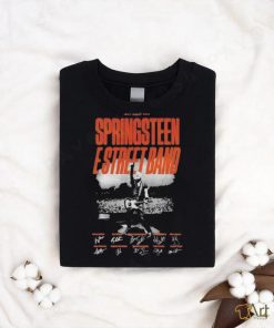 Official 2024 World Tour Springsteen E Street Band Signatures Shirt
