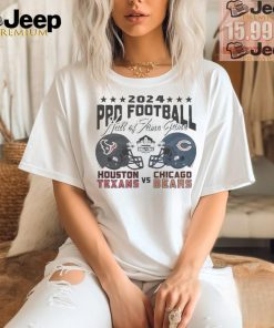 Official 2024 pro Football hall of fame game texans vs bears T shirt