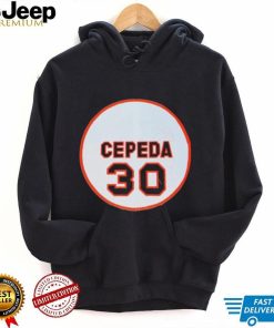 Official 30 Orlando Cepeda San Francisco Giants Memories Logo Shirt