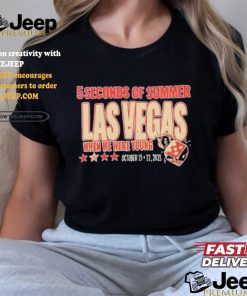 Official 5 Seconds Of Summer Las Vegas When We Were Young Dice T Shirts