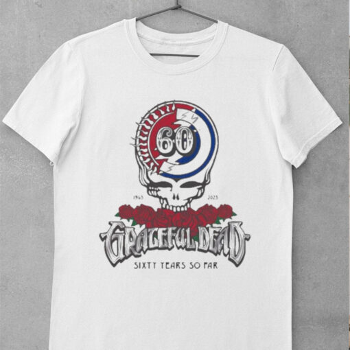 Official 60 Years So Far 1965 2025 Grateful Dead t shirt