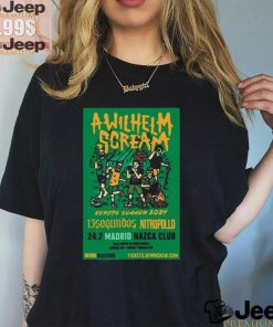 Official A Wilhelm Scream Jul 24 2024 Nazca Club Madrid Spain Poster shirt