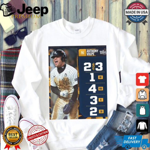 Official A dream come true for Anthony Volpe MLB World Series 2024 Poster t shirt