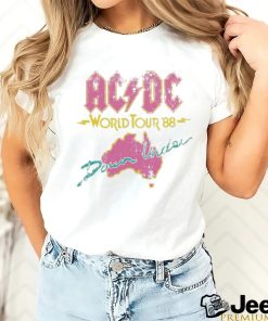 Official AC DC Band World Tour ’88 Down Uncler shirt