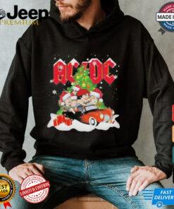 Official AC DC High Voltage Rock Band Celebrating Christmas 2024 T Shirt