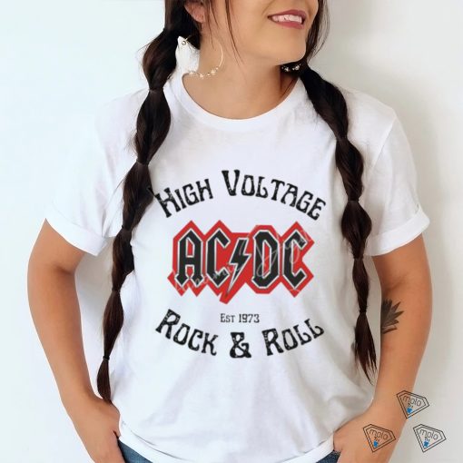 Official AC DC high Voltage Rock and roll est 1973 shirt