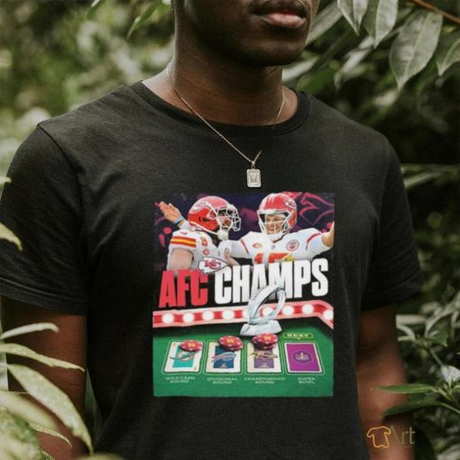 Official AFC Champions Are Kansas City Chiefs Are Going To Super Bowl LVII Las Vegas Bound Classic T Shirt