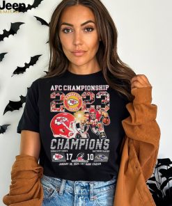 Official AFC Championship 2023 Champions Kansas City Chiefs 17 10 Baltimore Ravens Shirt