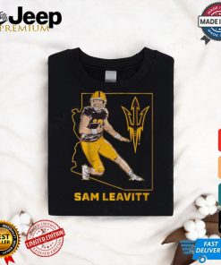 Official ASU Football Sam Leavitt State Star Arizona State Sun Devils t shirt