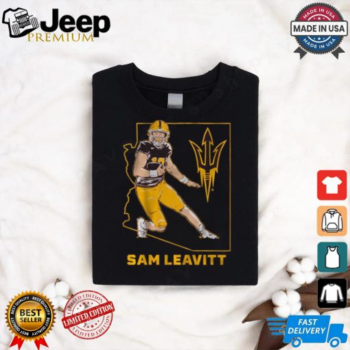 Official ASU Football Sam Leavitt State Star Arizona State Sun Devils t shirt