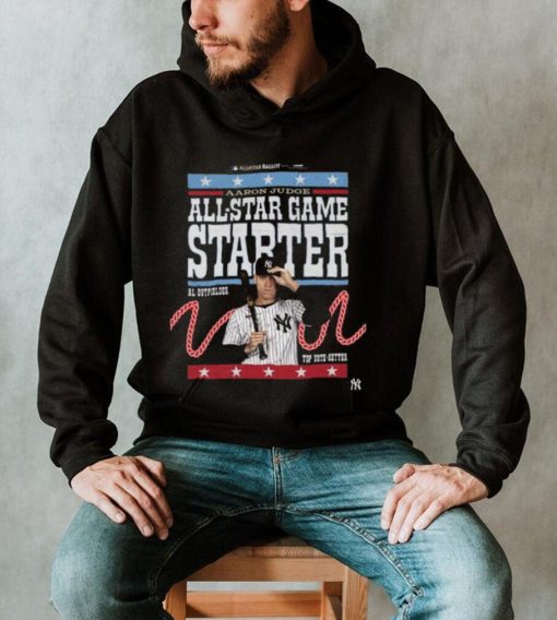 Official Aaron Judge All Star Game Started Al Outfielder Top Vote Getter shirt