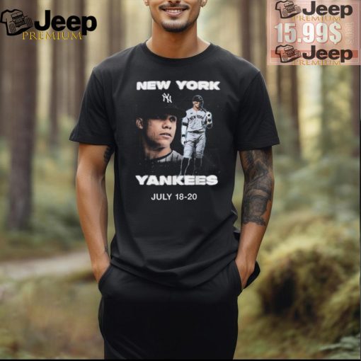 Official Aaron Judge New York Yankees July 18 20 Tour 2025 shirt