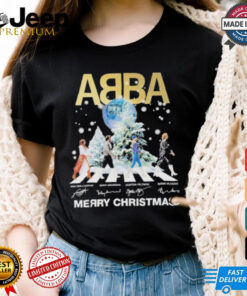 Official Abba Band Merry Christmas Signature Shirt