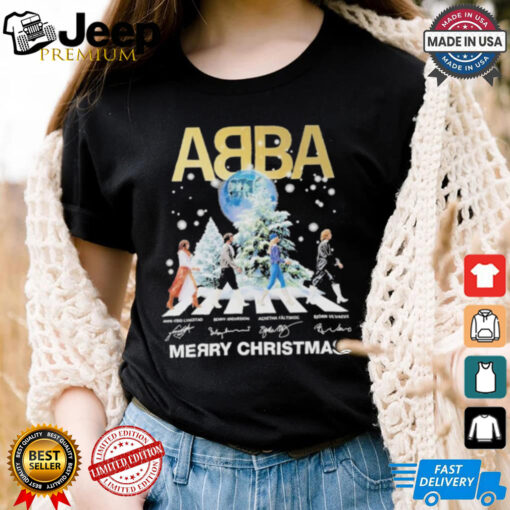 Official Abba Band Merry Christmas Signature Shirt