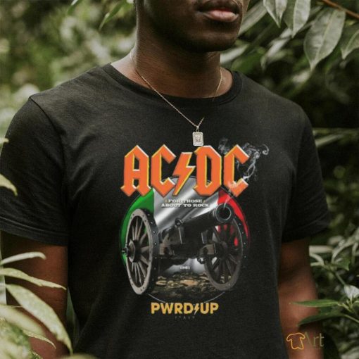 Official Ac Dc Merch Store AcDc Italy 2024 Tour shirt