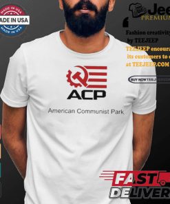 Official Acp American Communist Party Flag t shirt