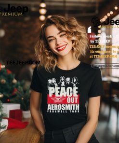 Official Aerosmith Peace Out The Farewell Tour Shirt