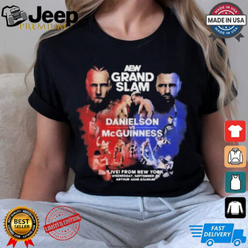 Official Aew Grand Slam 2024 Matchup Bryan Danielson Vs Nigel Mcguinness T shirt