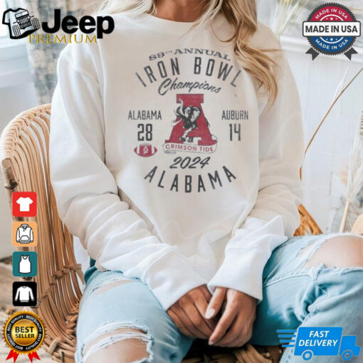 Official Alabama Crimson Tide 89th Annual Iron Bowl Champions 2024 Shirt