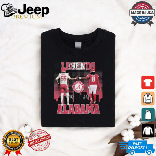 Official Alabama Crimson Tide Legends Signature Unisex T Shirt