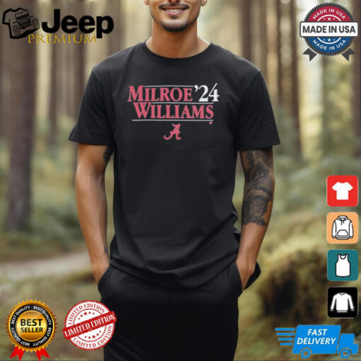 Official Alabama Football Milroe Williams ’24 Shirt