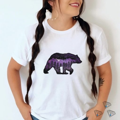 Official Alaskan Bear With Lake & Mountain Souvenir Shirt