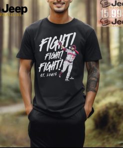 Official Alec Burleson St. Louis Cardinals Fight Fight Fight Shirt