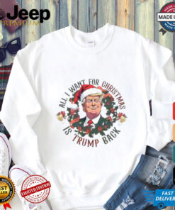 Official All I Want For Christmas Is Trump Back 2024 shirt