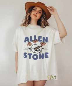 Official Allenstone Stone Skull T shirt