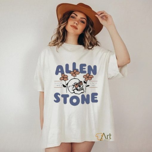 Official Allenstone Stone Skull T shirt