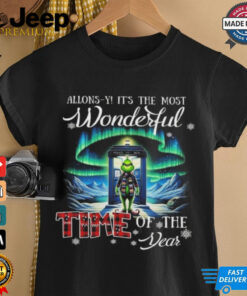 Official Allons Y It’s The Most Wonderful Time Of The Year Grinch Shirt